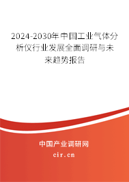 2024-2030年中國(guó)工業(yè)氣體分析儀行業(yè)發(fā)展全面調(diào)研與未來趨勢(shì)報(bào)告 2024-2030年中國(guó)工業(yè)氣體分析儀行業(yè)發(fā)展全面調(diào)研與未來趨勢(shì)報(bào)告