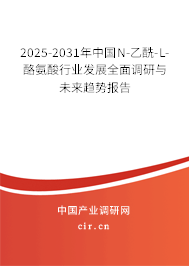 2025-2031年中國N-乙酰-L-酪氨酸行業(yè)發(fā)展全面調(diào)研與未來趨勢報(bào)告