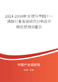 2024-2030年全球與中國十一烯酸行業(yè)發(fā)展研究分析及市場前景預測報告