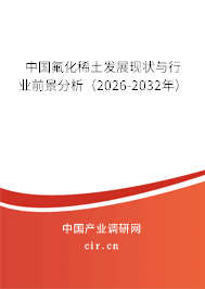 中國氟化稀土發(fā)展現(xiàn)狀與行業(yè)前景分析（2026-2032年）