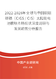 2022-2028年全球與中國銅銦鎵硒（CIGS / CIS）太陽能電池模塊市場現(xiàn)狀深度調(diào)研與發(fā)展趨勢分析報告