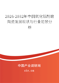 2026-2032年中國(guó)氧化鋁耐磨陶瓷發(fā)展現(xiàn)狀與行業(yè)前景分析