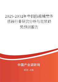 2025-2031年中國指腹觸覺傳感器行業(yè)研究分析與前景趨勢預(yù)測報告