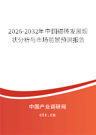 2026-2032年中國磁磚發(fā)展現(xiàn)狀分析與市場前景預(yù)測報告