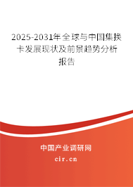 2025-2031年全球與中國集換卡發(fā)展現(xiàn)狀及前景趨勢分析報告 2025-2031年全球與中國集換卡發(fā)展現(xiàn)狀及前景趨勢分析報告