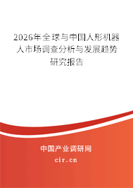 2026年全球與中國人形機(jī)器人市場調(diào)查分析與發(fā)展趨勢研究報(bào)告