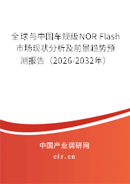 全球與中國車規(guī)級NOR Flash市場現(xiàn)狀分析及前景趨勢預(yù)測報告（2026-2032年）