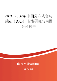 2026-2032年中國(guó)分布式音響感應(yīng)（DAS）市場(chǎng)研究與前景分析報(bào)告