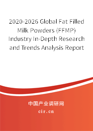 2020-2026 Global Fat Filled Milk Powders (FFMP) Industry In-Depth Research and Trends Analysis Report 2020-2026 Global Fat Filled Milk Powders (FFMP) Industry In-Depth Research and Trends Analysis Report