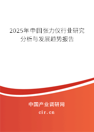2025年中國(guó)張力儀行業(yè)研究分析與發(fā)展趨勢(shì)報(bào)告