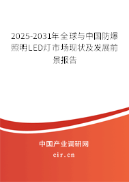 2025-2031年全球與中國(guó)防爆照明LED燈市場(chǎng)現(xiàn)狀及發(fā)展前景報(bào)告