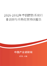 2025-2031年中國慣性系統(tǒng)行業(yè)調(diào)研與市場前景預(yù)測報告
