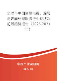 全球與中國(guó)金屬電鍍、涂層與表面處理服務(wù)行業(yè)現(xiàn)狀及前景趨勢(shì)報(bào)告（2025-2031年）