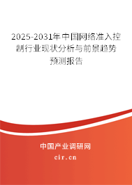 2025-2031年中國(guó)網(wǎng)絡(luò)準(zhǔn)入控制行業(yè)現(xiàn)狀分析與前景趨勢(shì)預(yù)測(cè)報(bào)告