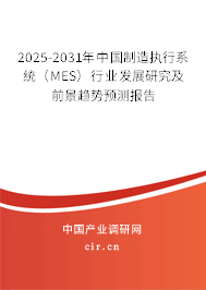 2025-2031年中國制造執(zhí)行系統(tǒng)（MES）行業(yè)發(fā)展研究及前景趨勢預(yù)測報(bào)告