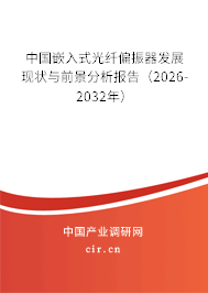 中國嵌入式光纖偏振器發(fā)展現(xiàn)狀與前景分析報告(2024-2030年) 中國嵌入式光纖偏振器發(fā)展現(xiàn)狀與前景分析報告(2024-2030年)