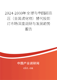 2024-2030年全球與中國超高壓（金屬鹵化物）替代投影燈市場(chǎng)深度調(diào)研與發(fā)展趨勢(shì)報(bào)告