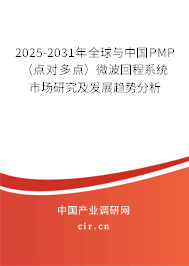 2025-2031年全球與中國(guó)PMP（點(diǎn)對(duì)多點(diǎn)）微波回程系統(tǒng)市場(chǎng)研究及發(fā)展趨勢(shì)分析