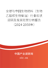 全球與中國生物燃料(生物乙醇和生物柴油)行業(yè)現(xiàn)狀調(diào)研及發(fā)展前景分析報告(2024-2030年) 全球與中國生物燃料(生物乙醇和生物柴油)行業(yè)現(xiàn)狀調(diào)研及發(fā)展前景分析報告(2024-2030年)