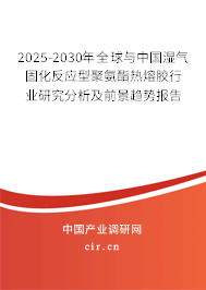 2025-2030年全球與中國(guó)濕氣固化反應(yīng)型聚氨酯熱熔膠行業(yè)研究分析及前景趨勢(shì)報(bào)告 2025-2030年全球與中國(guó)濕氣固化反應(yīng)型聚氨酯熱熔膠行業(yè)研究分析及前景趨勢(shì)報(bào)告