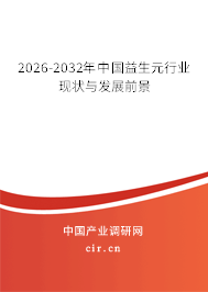 2026-2032年中國(guó)益生元行業(yè)現(xiàn)狀與發(fā)展前景