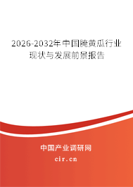 2026-2032年中國(guó)腌黃瓜行業(yè)現(xiàn)狀與發(fā)展前景報(bào)告