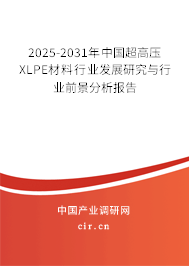 2025-2031年中國(guó)超高壓XLPE材料行業(yè)發(fā)展研究與行業(yè)前景分析報(bào)告