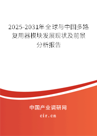 2025-2031年全球與中國多路復(fù)用器模塊發(fā)展現(xiàn)狀及前景分析報(bào)告