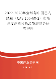 2022-2028年全球與中國己內酰胺（CAS 105-60-2）市場深度調查分析及發(fā)展趨勢研究報告