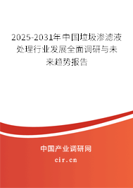 2025-2031年中國垃圾滲濾液處理行業(yè)發(fā)展全面調(diào)研與未來趨勢報(bào)告