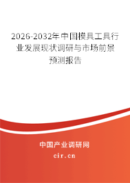 2026-2032年中國模具工具行業(yè)發(fā)展現(xiàn)狀調(diào)研與市場前景預(yù)測報告