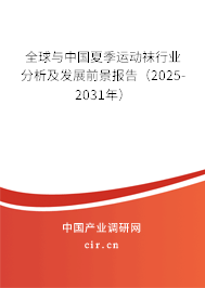 全球與中國夏季運(yùn)動襪行業(yè)分析及發(fā)展前景報告（2025-2031年）