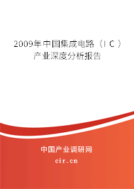 2009年中國(guó)集成電路（IC）產(chǎn)業(yè)深度分析報(bào)告