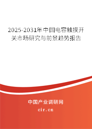 2026-2032年中國電容觸摸開關(guān)市場研究與前景趨勢報告