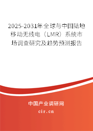 2025-2031年全球與中國(guó)陸地移動(dòng)無線電（LMR）系統(tǒng)市場(chǎng)調(diào)查研究及趨勢(shì)預(yù)測(cè)報(bào)告