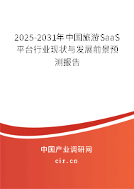 2025-2031年中國旅游SaaS平臺行業(yè)現(xiàn)狀與發(fā)展前景預(yù)測報告