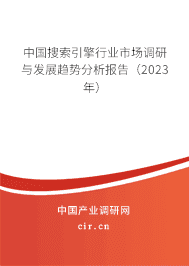 中國搜索引擎行業(yè)市場調(diào)研與發(fā)展趨勢分析報告（2023年）