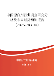 中國漂白劑行業(yè)調(diào)查研究分析及未來趨勢預(yù)測報(bào)告(2024-2030年) 中國漂白劑行業(yè)調(diào)查研究分析及未來趨勢預(yù)測報(bào)告(2024-2030年)