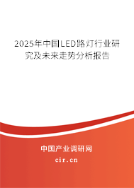 2025年中國(guó)LED路燈行業(yè)研究及未來走勢(shì)分析報(bào)告