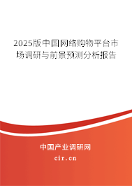 2025版中國網(wǎng)絡購物平臺市場調(diào)研與前景預測分析報告