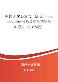 中國液化石油氣（LPG）行業(yè)現(xiàn)狀調(diào)研分析及市場(chǎng)前景預(yù)測(cè)報(bào)告（2025版）