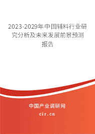 2023-2029年中國(guó)輔料行業(yè)研究分析及未來(lái)發(fā)展前景預(yù)測(cè)報(bào)告