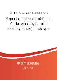 2014 Market Research Report on Global and China Carboxymethyl starch sodium（CMS） Industry
