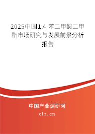 2023中國1,4-苯二甲酸二甲酯市場研究與發(fā)展前景分析報告