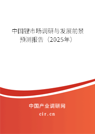 中國鋰市場調(diào)研與發(fā)展前景預(yù)測報告（2025年）