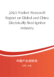 2013 Market Research Report on Global and China Electrically fired igniter  Industry