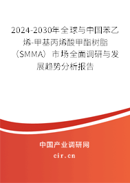 2024-2030年全球與中國苯乙烯-甲基丙烯酸甲酯樹脂（SMMA）市場全面調(diào)研與發(fā)展趨勢分析報告