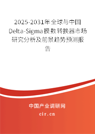 2025-2031年全球與中國(guó)Delta-Sigma模數(shù)轉(zhuǎn)換器市場(chǎng)研究分析及前景趨勢(shì)預(yù)測(cè)報(bào)告