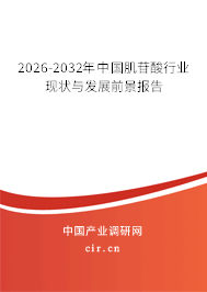 2024-2030年中國肌苷酸行業(yè)現(xiàn)狀與發(fā)展前景報告