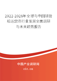 2022-2028年全球與中國鋪管船運(yùn)營商行業(yè)發(fā)展全面調(diào)研與未來趨勢報告